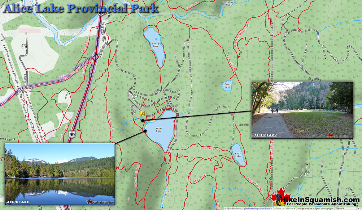 Alice Lake Provincial Park Map