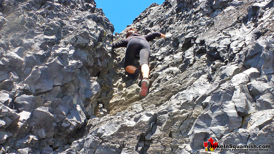 Climbing Up Black Tusk