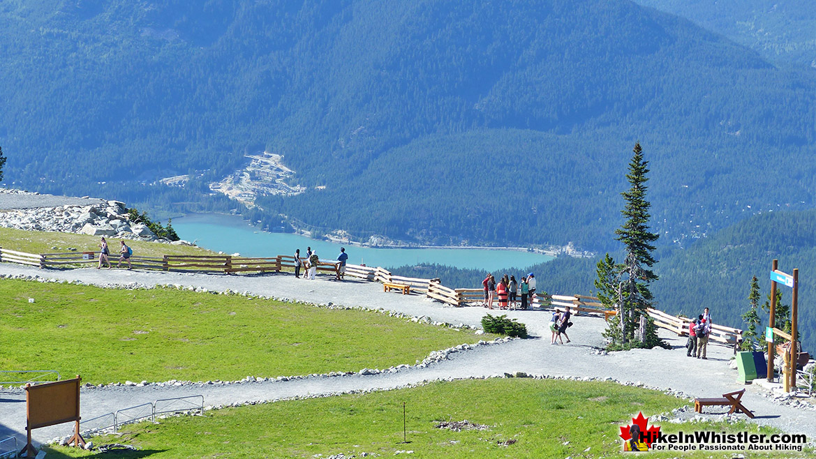 Blackcomb Mountain View of Green Lake