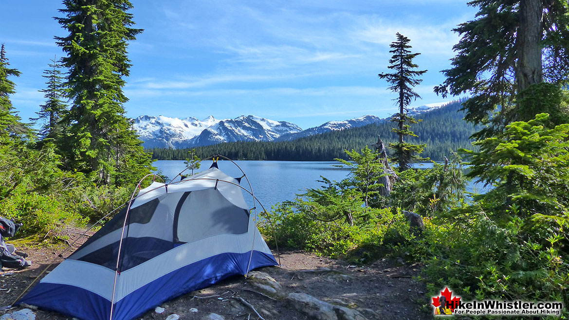 Callaghan Lake Tent View