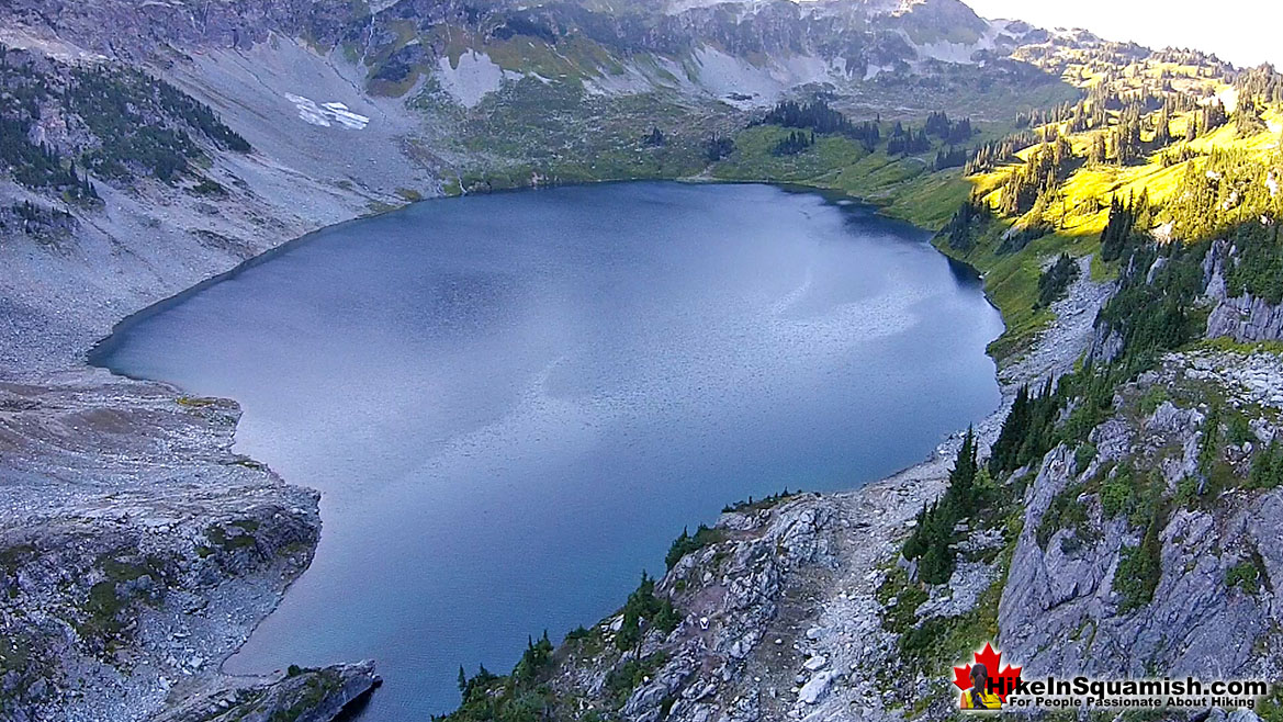 Cirque Lake Aerial View