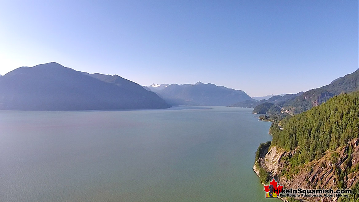 Porteau Cove Aerial View of Howe Sound