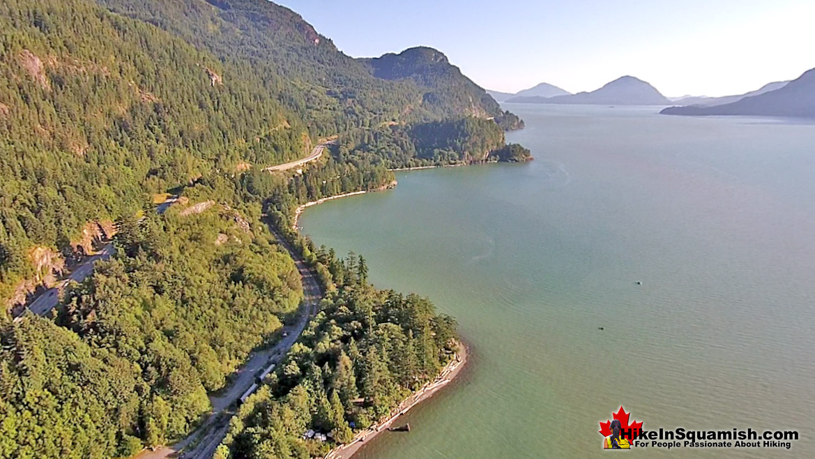 Porteau Cove Aerial View