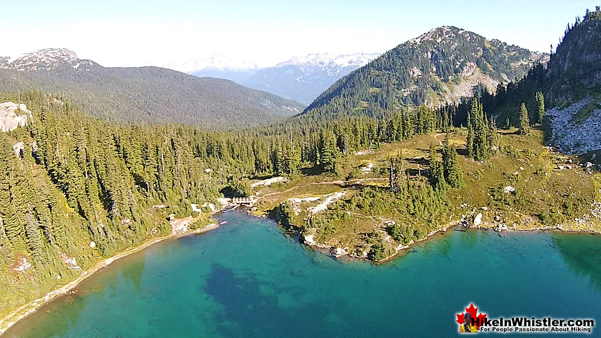 Rainbow Lake Aerial View