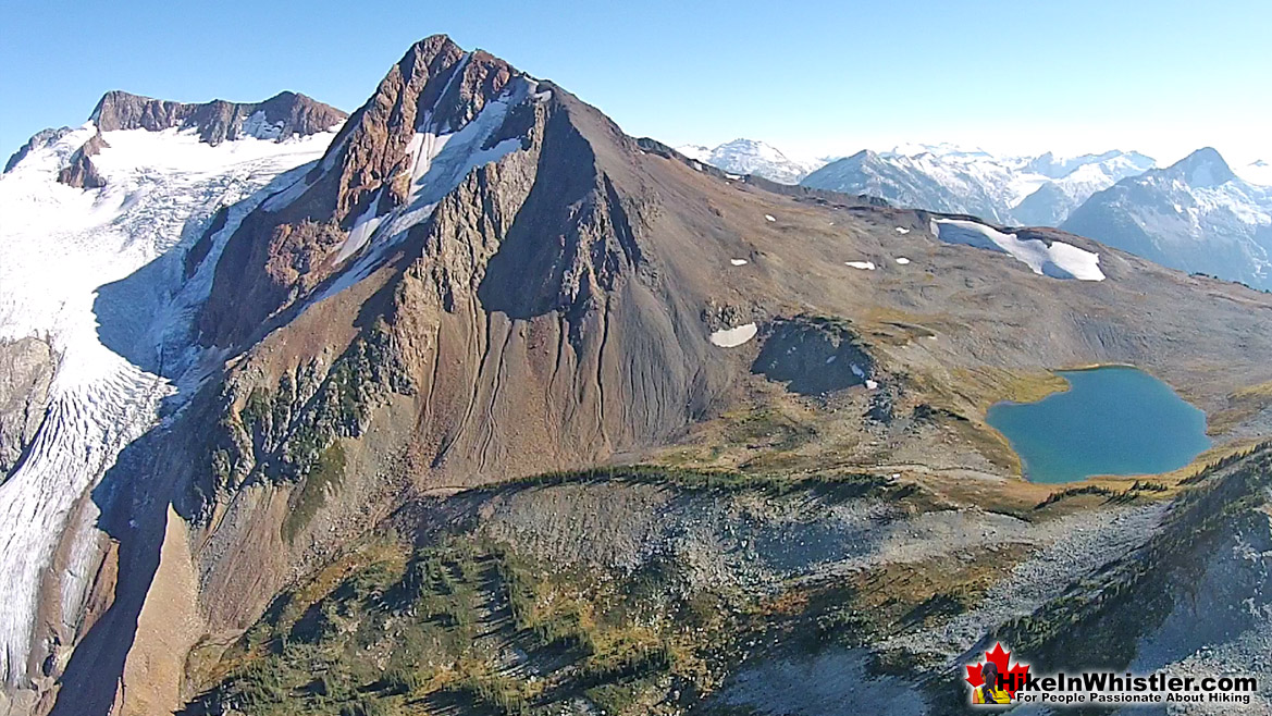 Aerial View of Overlord, The Fissile and Russet Lake